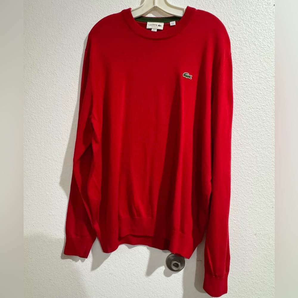 Red Lacoste Sweater
